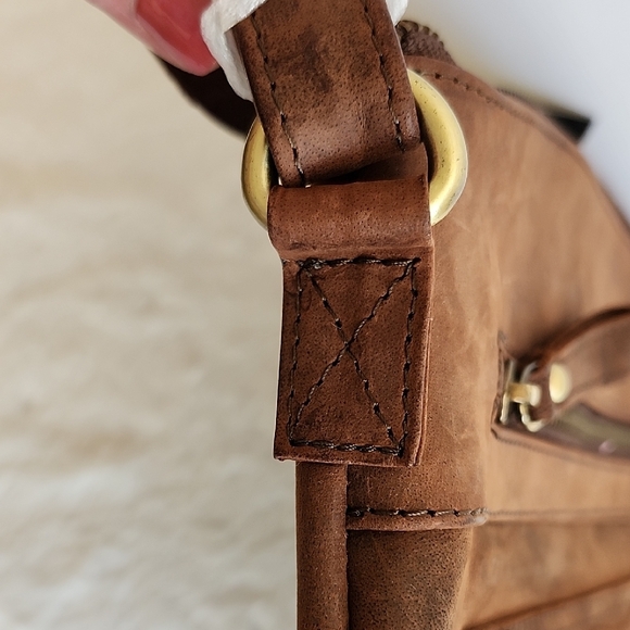 Oak Leather Brown Crossbody Bag NWT - Picture 15 of 16